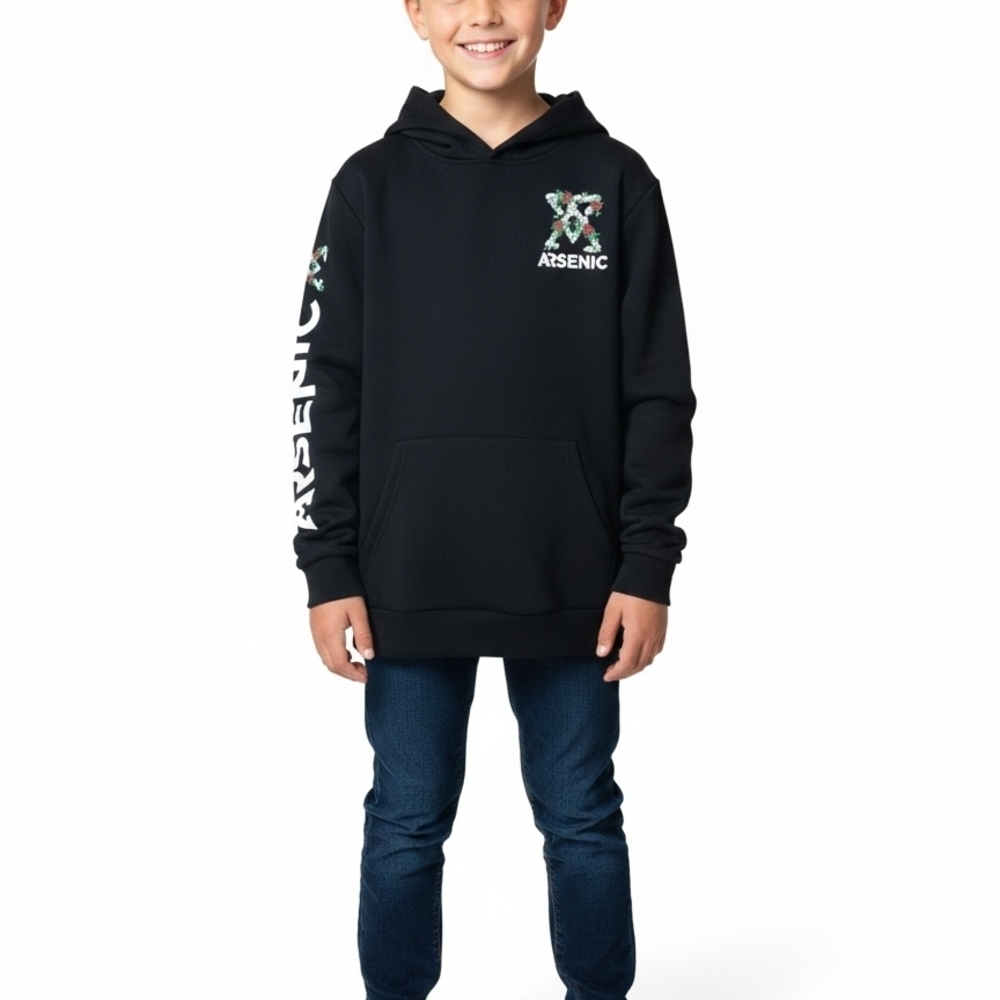 4/20$ Kids Arsenic Black Hoodie